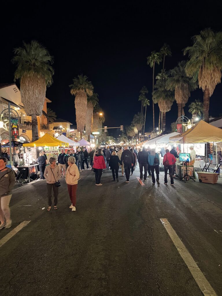 palm springs itinerary thursday village fest